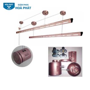 Giàn Phơi Hoà Phát H001 Chịu Tải 70Kg, Tay quay liền