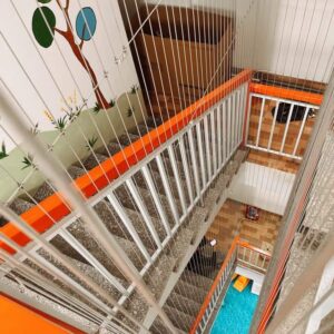 Lưới Cầu Thang Trường Học