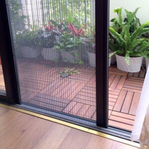 Cửa Lưới Chống Muỗi Dạng Xếp Xích Không Ray 2 Cánh